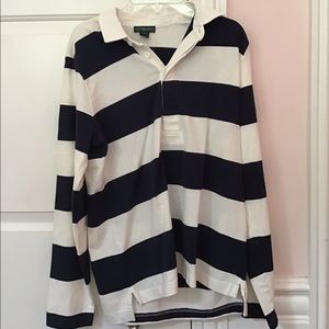 Trendy Jcrew long sleeve striped shirt